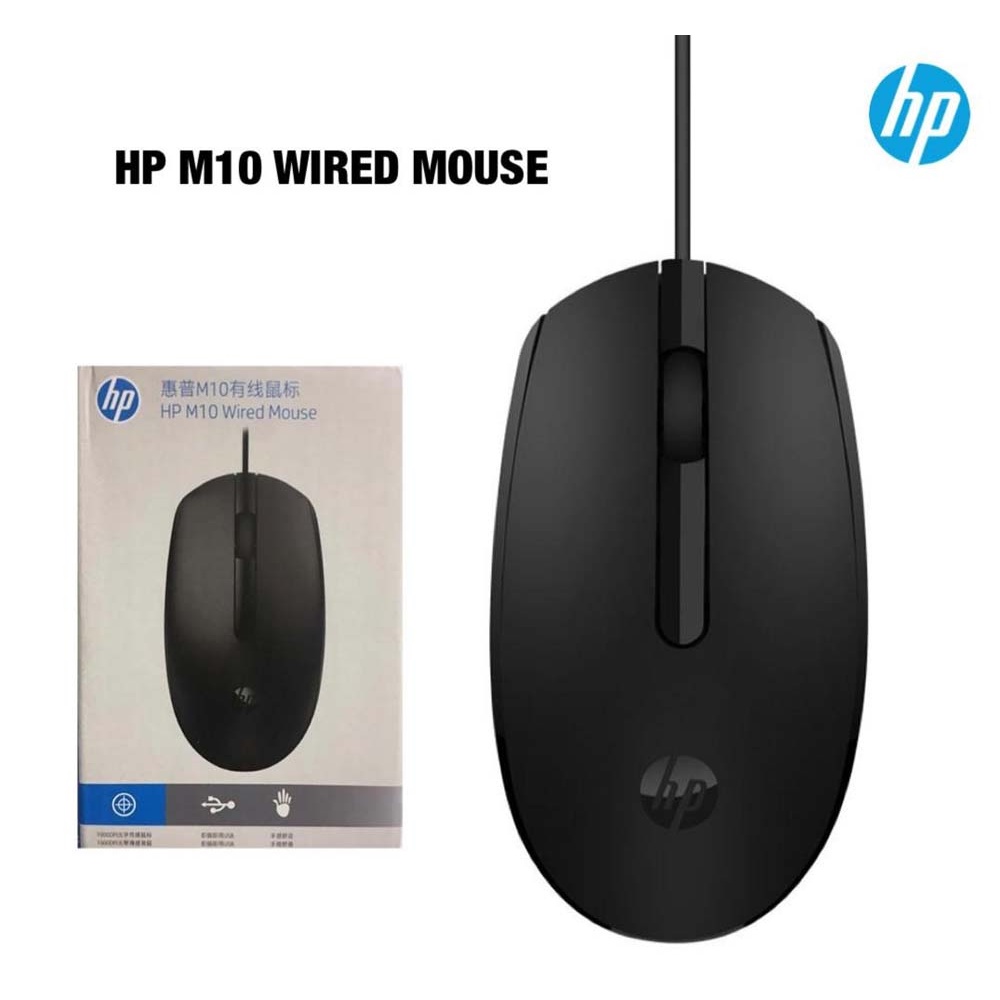 Chuột Mouse HP M10 Black USB Công ty