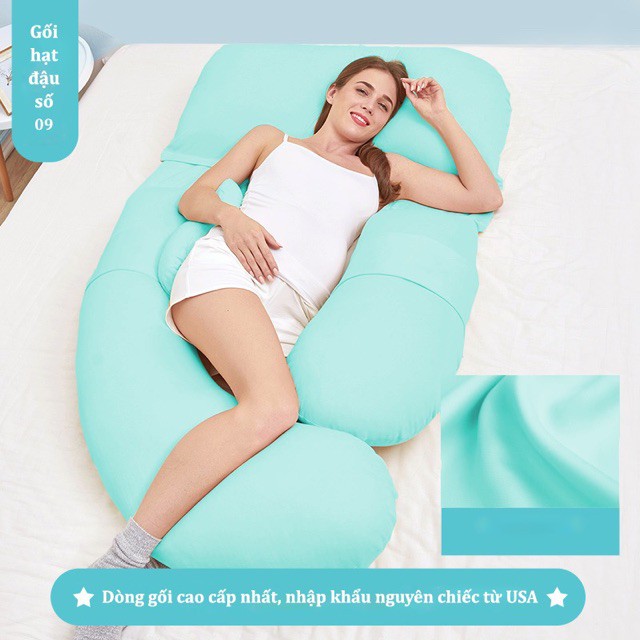Gối ôm cho bà bầu   Gối chữ U, dành cho bà bầu