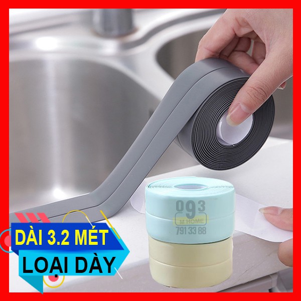 Băng Dính Dán Góc Tường Chống Ẩm Mốc Dài 3.2 mét x Rộng 3.8cm
