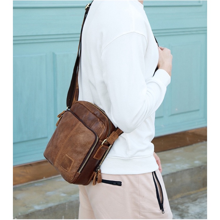 TÚI XÁCH DA NAM TRẺ TRUNG PHONG CÁCH DB111