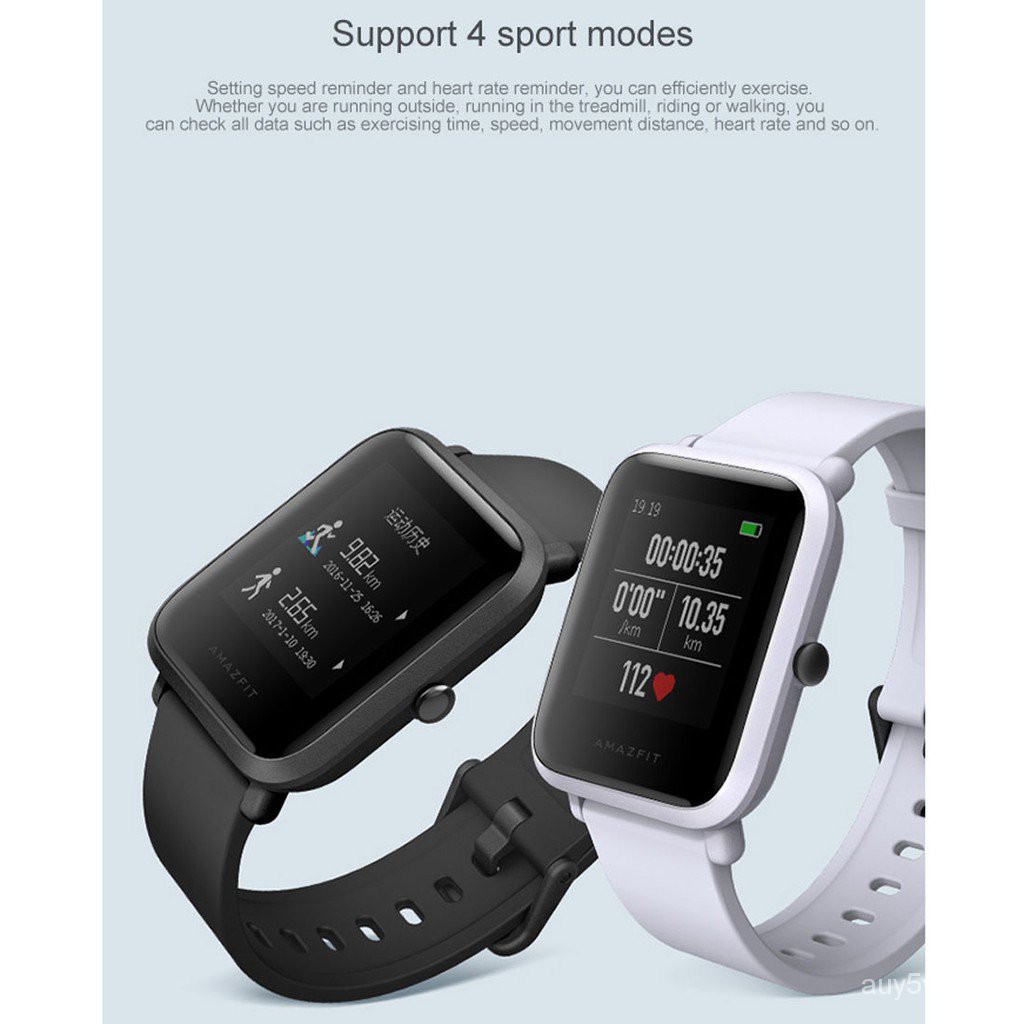 Giao Hàng Nhanh ChóngĐồng Hồ Thông Minh Xiaomi Amazfit 1.28Inch Màn Hình Chống Nước Ip68