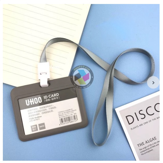 In bảng tên nhân viên chất lượng - thương hiệu cao cấp UHOO_có kèm dây đeo cổ