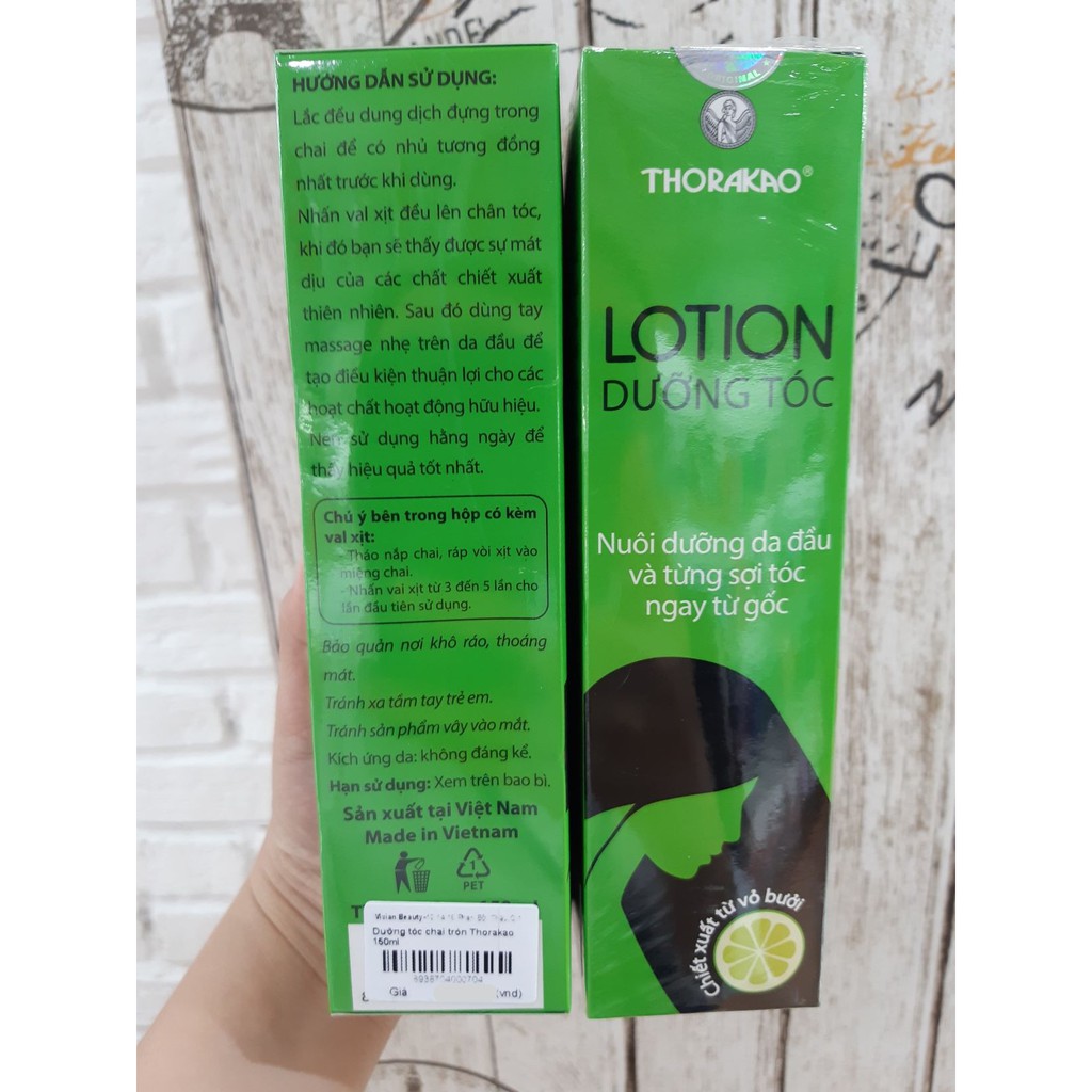 Dưỡng tóc chai tròn Thorakao 150ml (MP4733)