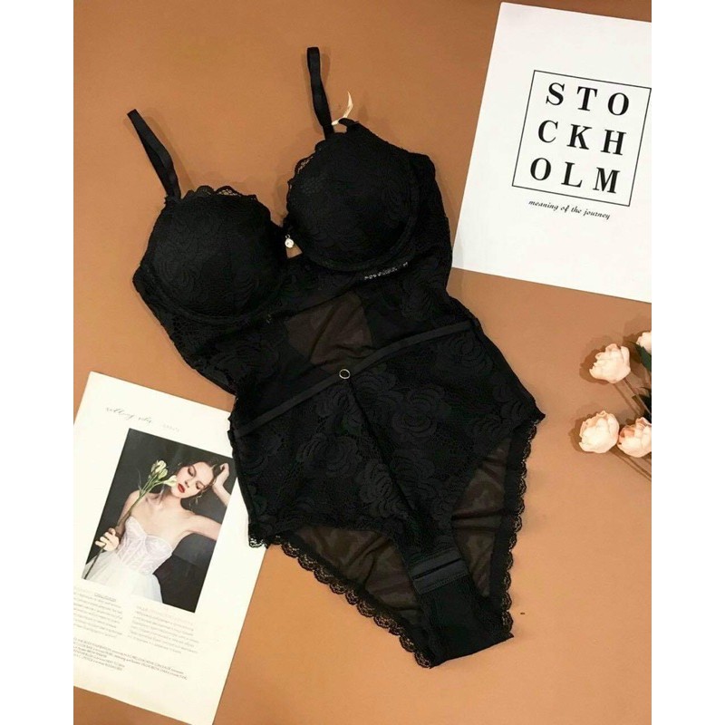 Bodysuit ren có gọng và mút đệm | BigBuy360 - bigbuy360.vn