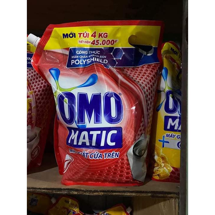 Nước giặt omo matic cửa trên