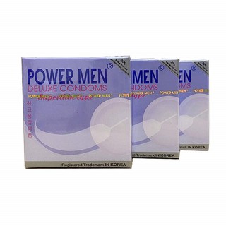 Bao Cao Su Power Men Siêu Mỏng - Hộp 3 Chiếc