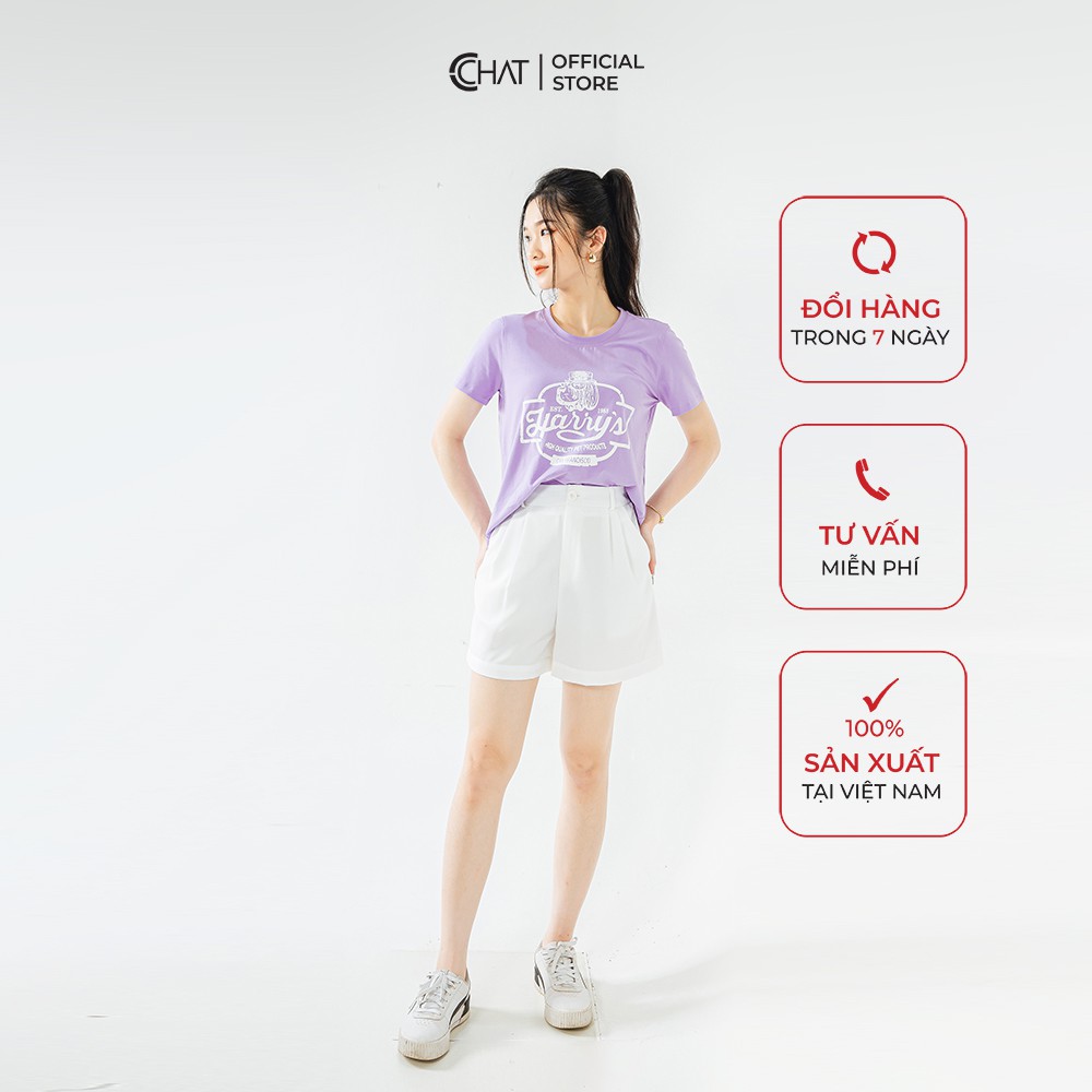 Áo thun nữ T-shirt in Harry CCHAT