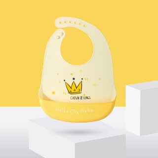 Yếm ăn dặm silicon mềm mịn cho bé