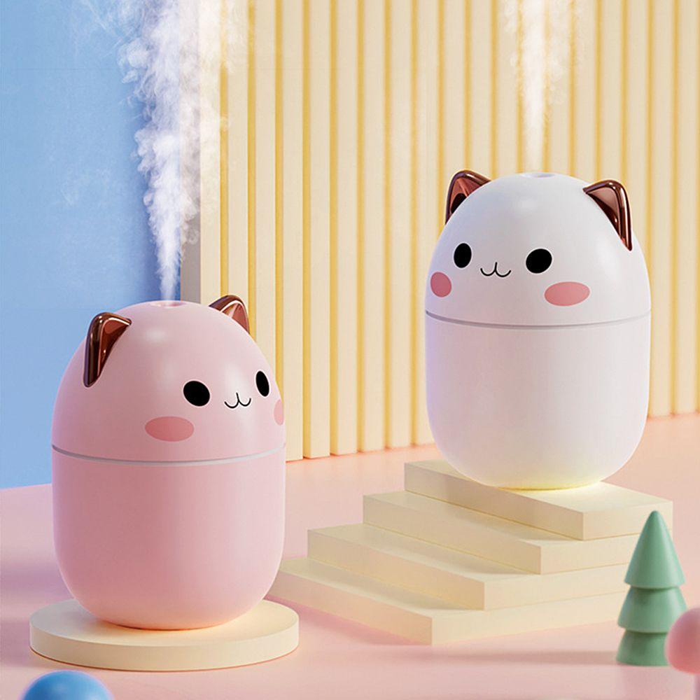 Máy Tạo Độ Ẩm Không Khí 200ml Tích Hợp Đèn Ngủ Nhiều Màu Sắc Kèm Cáp USB Tiện Dụng
