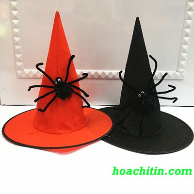 Nón Phù Thủy Nhện Hóa Trang Halloween