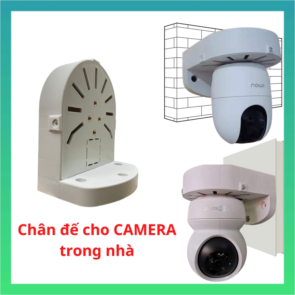 Chân Đế Dome Ren Đồng cho camera trong nhà Onvizcam, Ezviz, imou, kbvision | chân đế camera ngoài trời - nhựa ABS