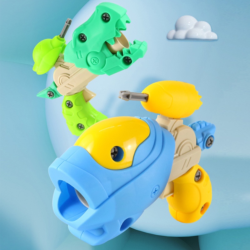 Đồ Chơi Lắp Ráp Mô Hình Khủng Long Hít Xốp Màu Xanh Dễ Thương Cho Bé AnNhiên Store