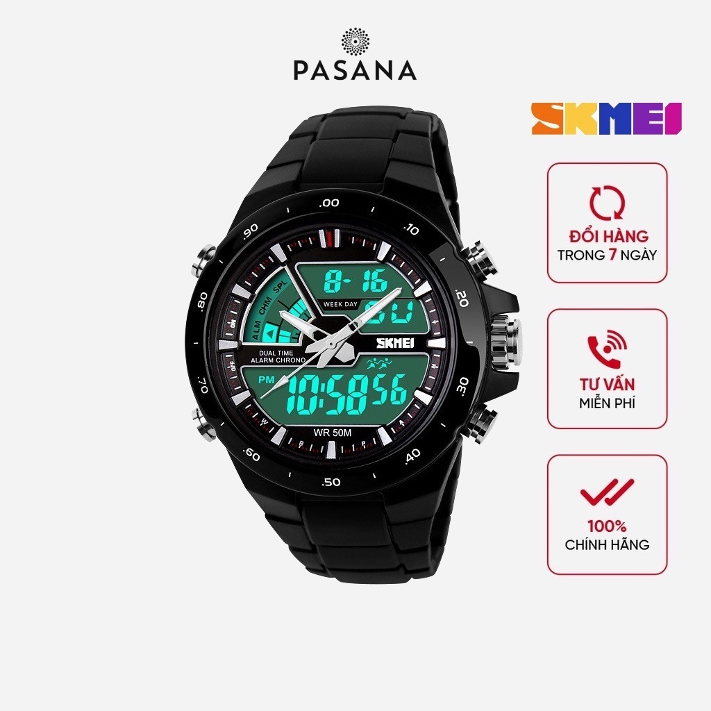 Đồng Hồ Thể Thao Nam SKMEI 1016 Phiên Bản Sport Chống Nước 50m, Phong Cách Cực Chất