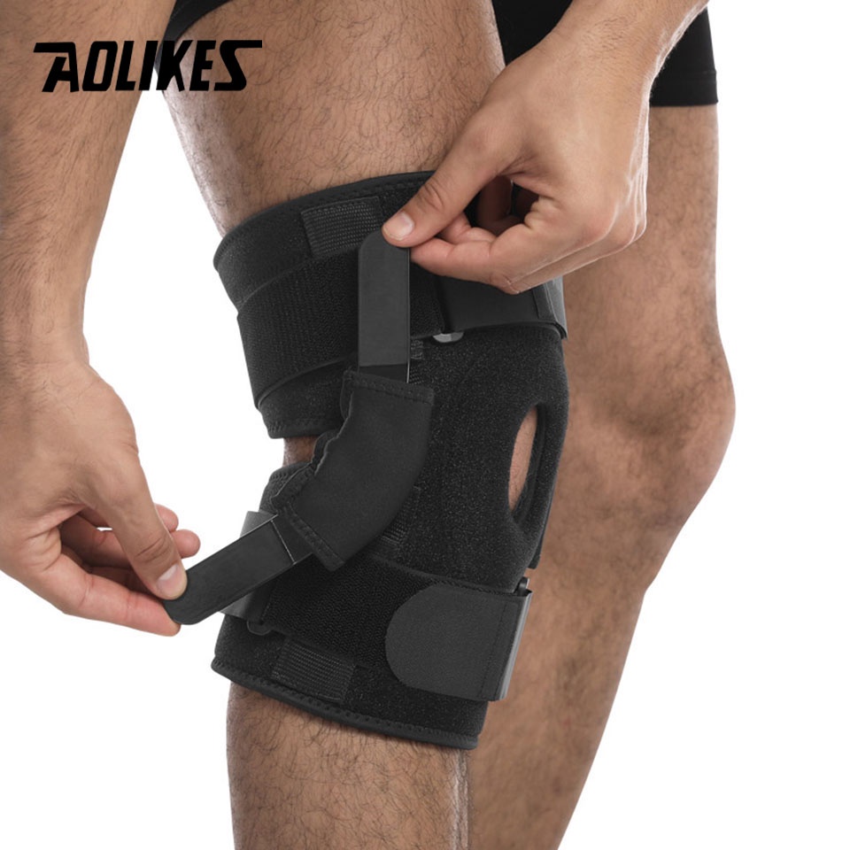Đai quấn AOLIKES ACL hỗ trợ bảo vệ đầu gối ổn định hai mặt tháo được tiện lợi