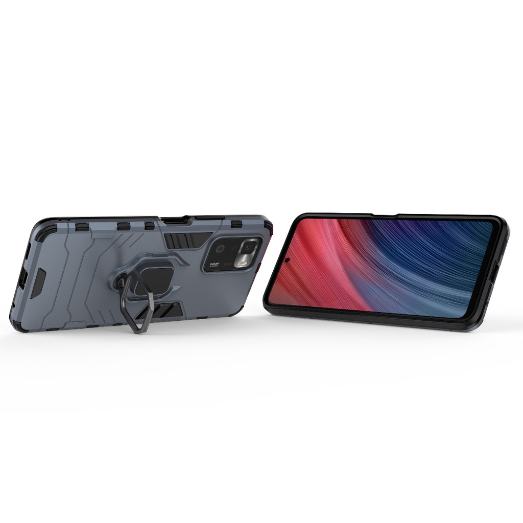 Ốp lưng Poco X3 GT / Note 10 Pro 5G / Poco X4 Pro 5G Iron Man Iring chống sốc giá đỡ cao cấp giá đỡ xem phim