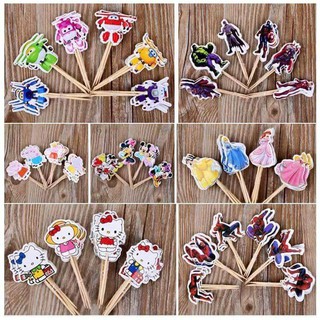 24 cắm giấy trang trí bánh