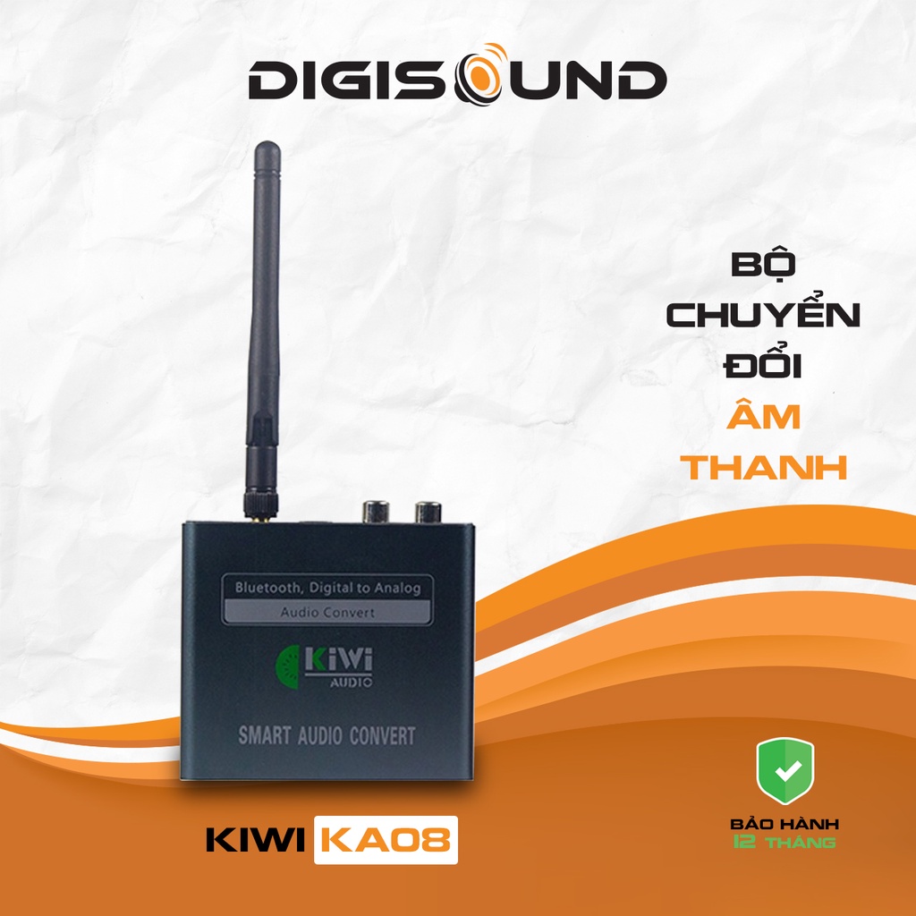Bộ chuyển đổi âm thanh Digital sang Analog kết nối nhiều thiết bị, Kiwi KA08 [chính hãng]