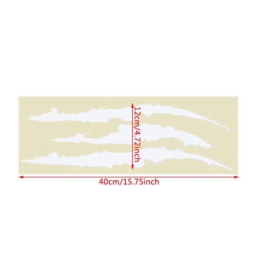 Sticker Dán Xe Hơi Hình Móng Vuốt Ma 40x12cm