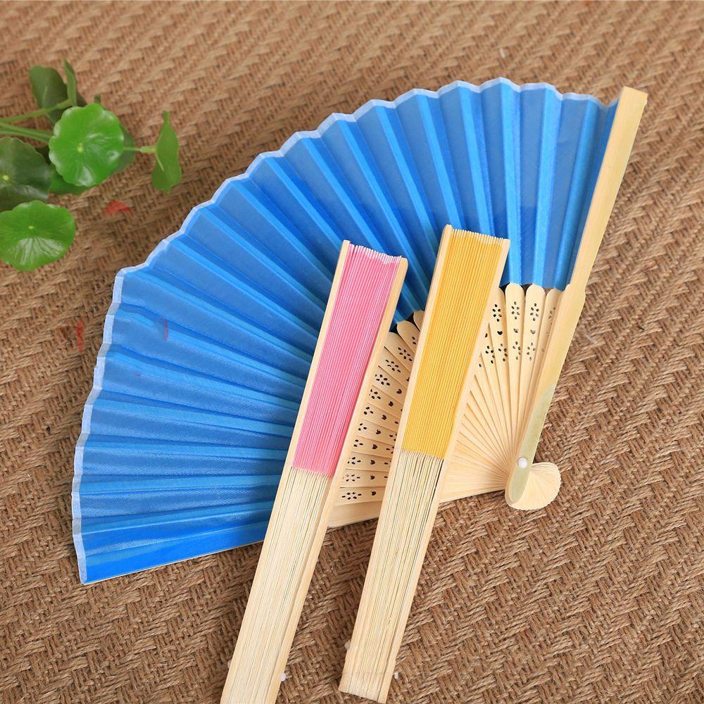 Quạt Xếp Bằng Vải 21CM Dùng Làm Đạo Cụ Chụp Ảnh / Trang Trí Đám Cưới
