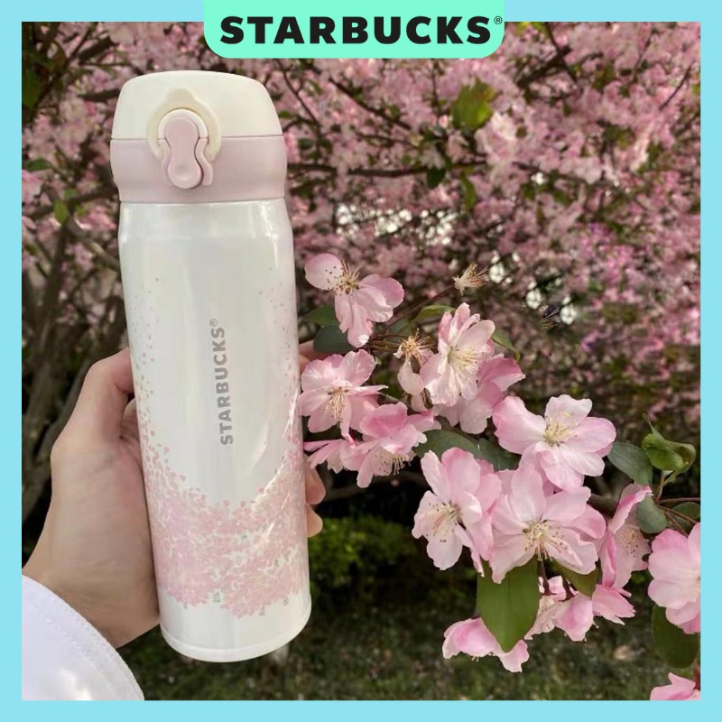 Bình giữ nhiệt STARBUCKS X THERMOS Hoa tử đằng dung tích 500ml