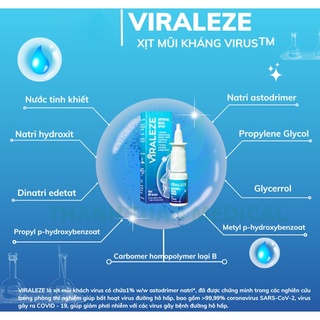[Giao hỏa tốc HCM] - Xịt mũi Viraleze