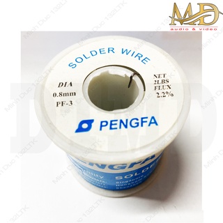 Thiếc hàn - chì hàn pengfa 2.2 flux/0.8 mm/200gr lõi nhựa trắng