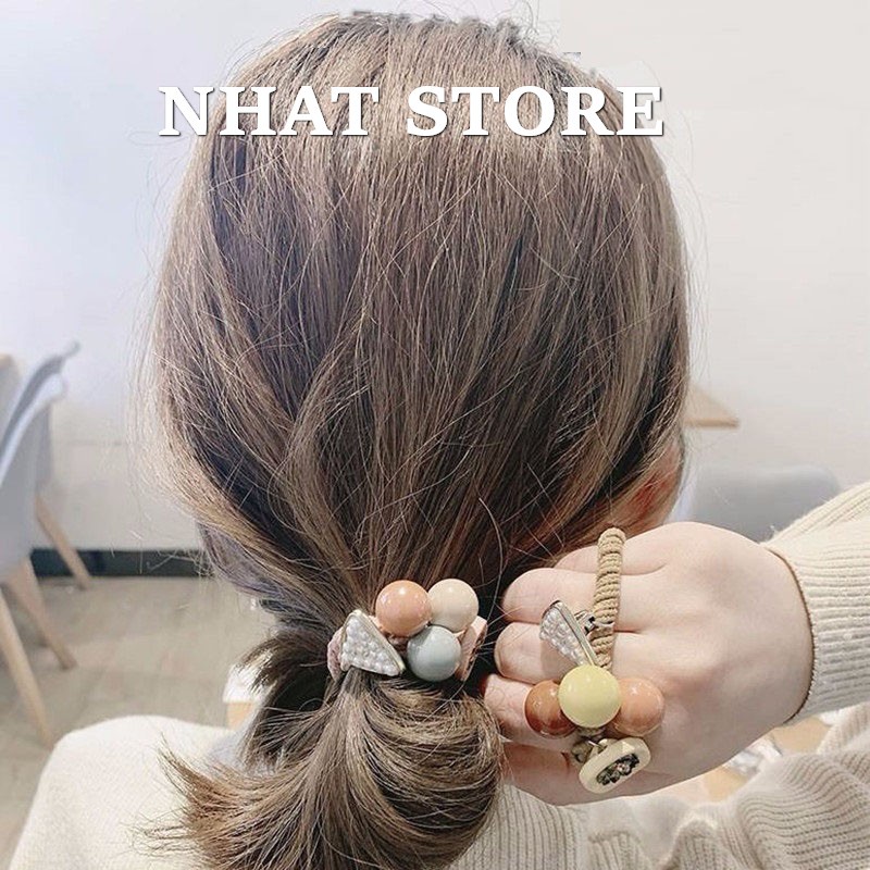 Dây cột tóc nữ, chun buộc tóc cho bé gái xinh xắn Nhat Store Accessories