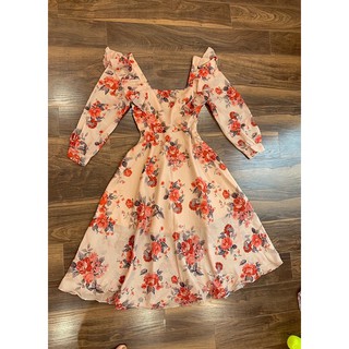 Hàng có sẵn 🌸 Váy hoa tơ dáng dài cực xinh