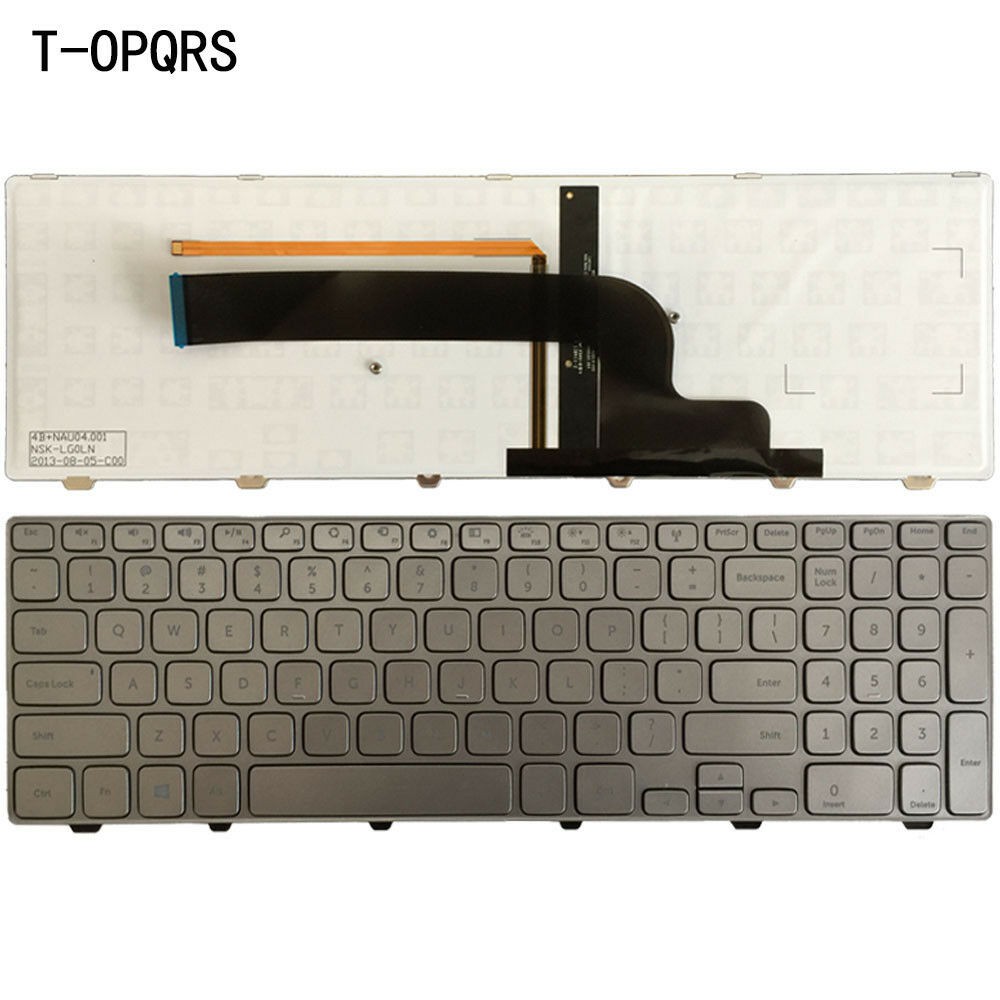 Bàn phím laptop Dell Inspiron 15-7000 15-7537 15 7000 7537 P36F KK7X9 0KK7X9 CN-0KK7X9 có đèn led