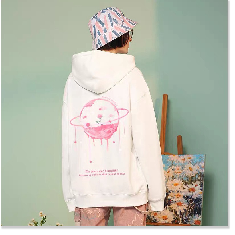ÁO HOODIE NỮ CÓ NÓN PHỐI HỌA TIẾT SIEU CUTE  THỜI TRANG HÀN