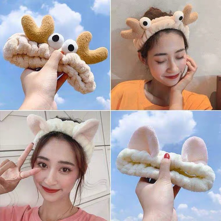 Băng đô trang điểm rửa mặt dễ thương BT02