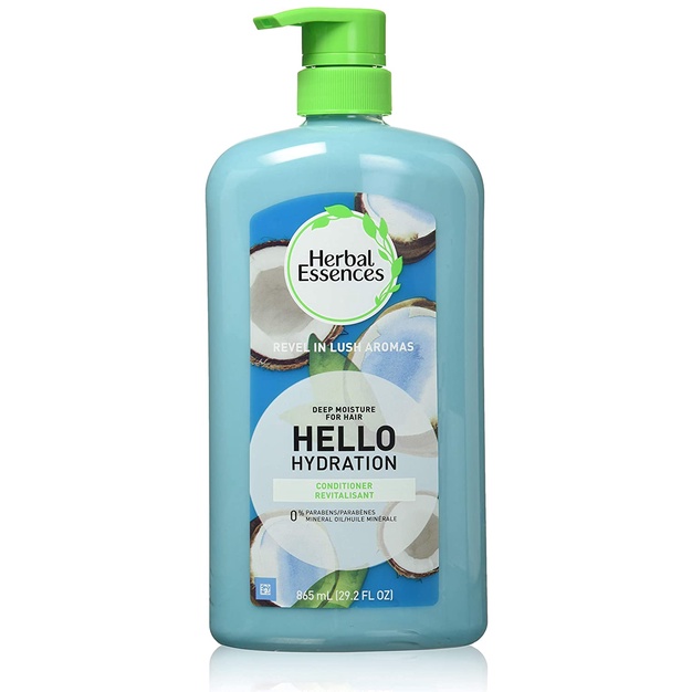 Dầu xả dưỡng ẩm tóc Herbal Essences Hello Hydration Moisturizing Hair Conditioner 865ml (Mỹ)