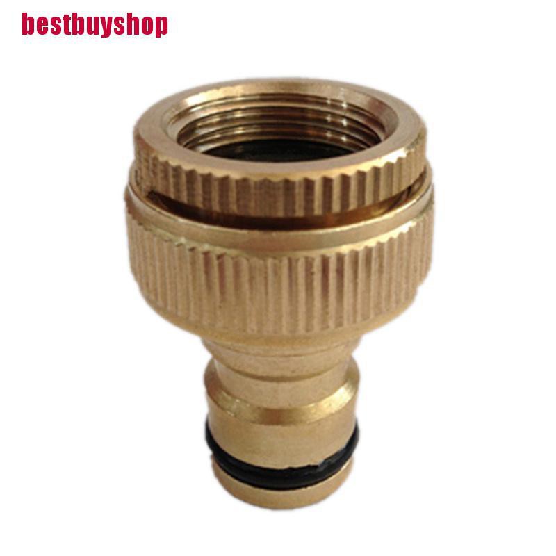 Đầu Nối Ống Nước Tưới Vườn Bằng Đồng 1 / 2 "3 / 4"