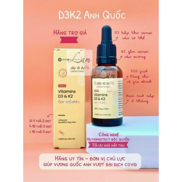 D3K2 Anh Quốc mẫu mới