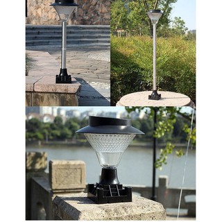 Đèn năng lượng mặt trời trụ cổng tường rào 32 led