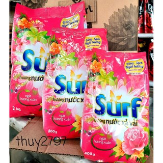 Bột Giặt SURF 2KG, 800g, 400g hương Nước xả Vải