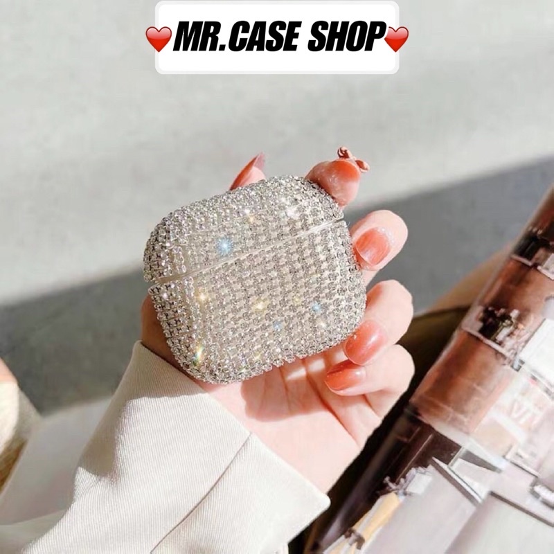 Case Airpod 1/2 Pro Vỏ Ốp Đựng Tai NgheĐính Full Đá Siêu Lấp Lánh - Mr.Case Airpods