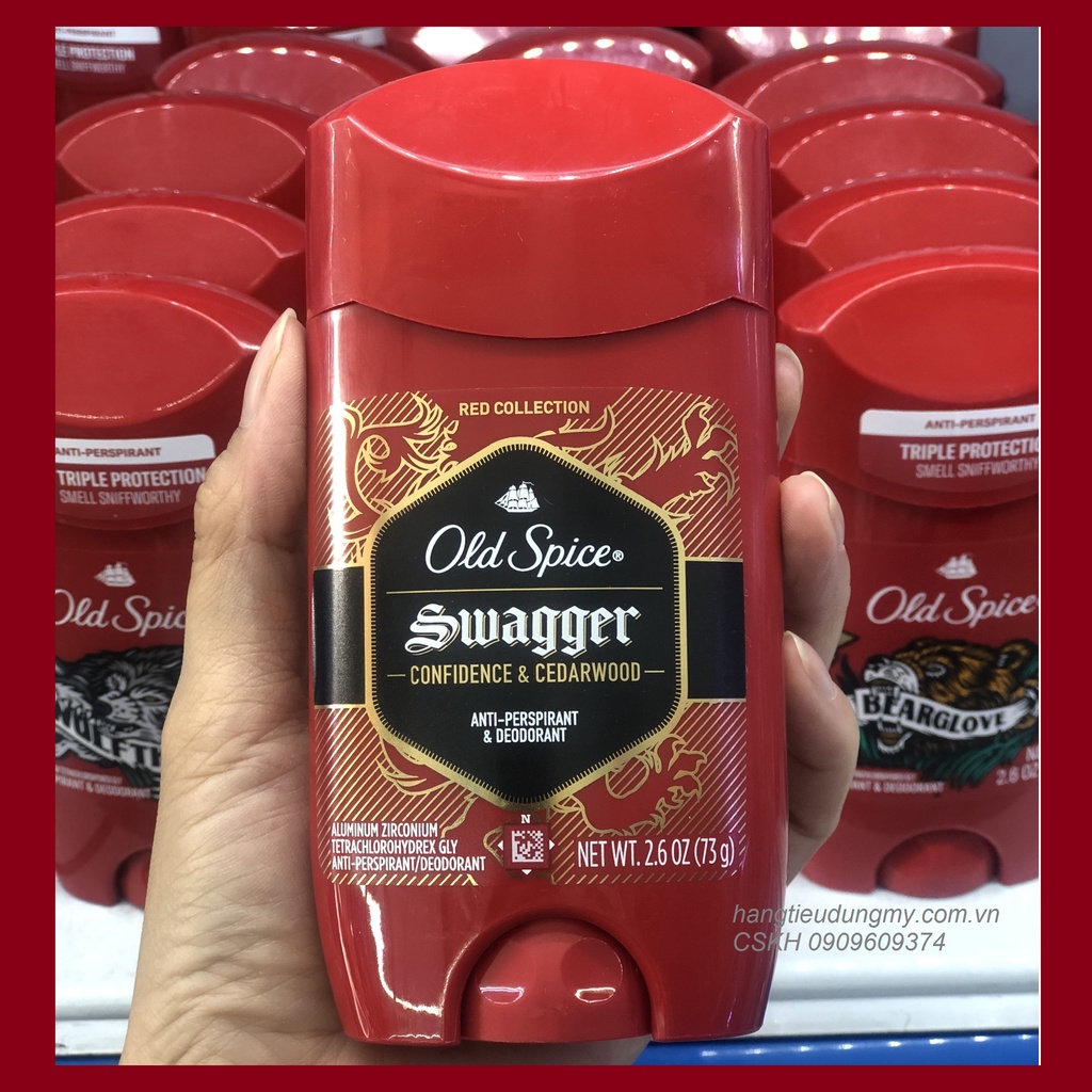 Sáp khử mùi Old Spice High Endurance 73g| Bảo vệ khỏi mùi suốt 24 giờ | Hương Thơm Nam Tính