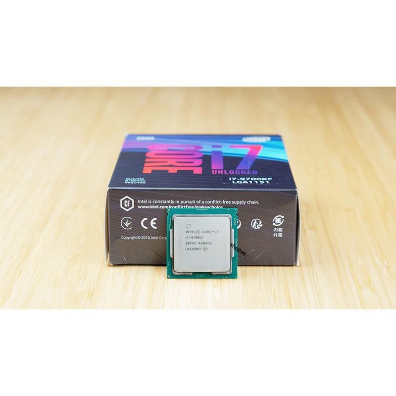 Bộ vi xử lý / CPU Intel Core i7-9700KF (3.6GHz turbo up to 4.9GHz, 8 nhân 8 luồng, 12MB Cache, 95W) | BigBuy360 - bigbuy360.vn