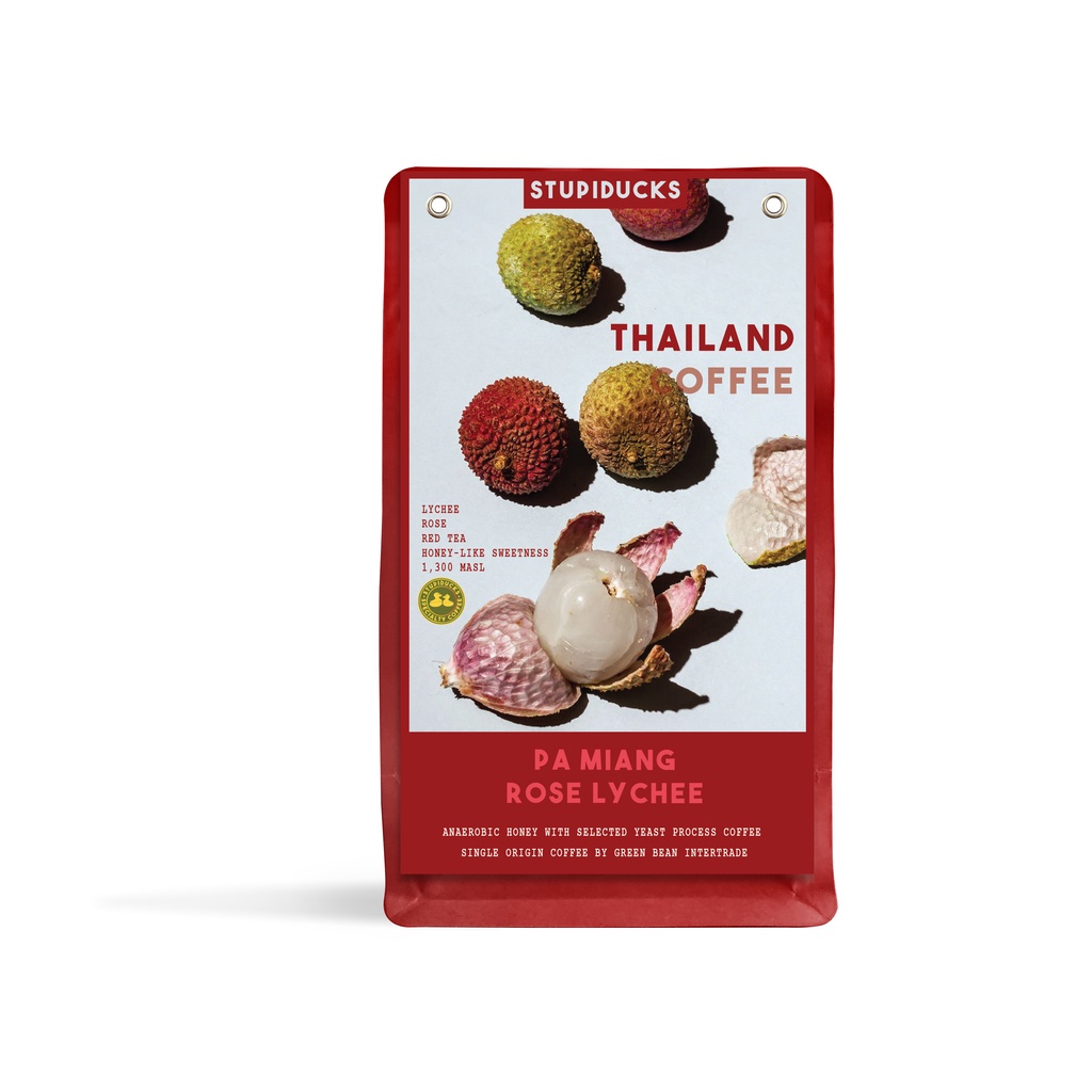 Cà phê hạt rang specialty coffee Thái Lan tỉnh Pa Miang Lychee- Stupiducks Specialty Lot 2021