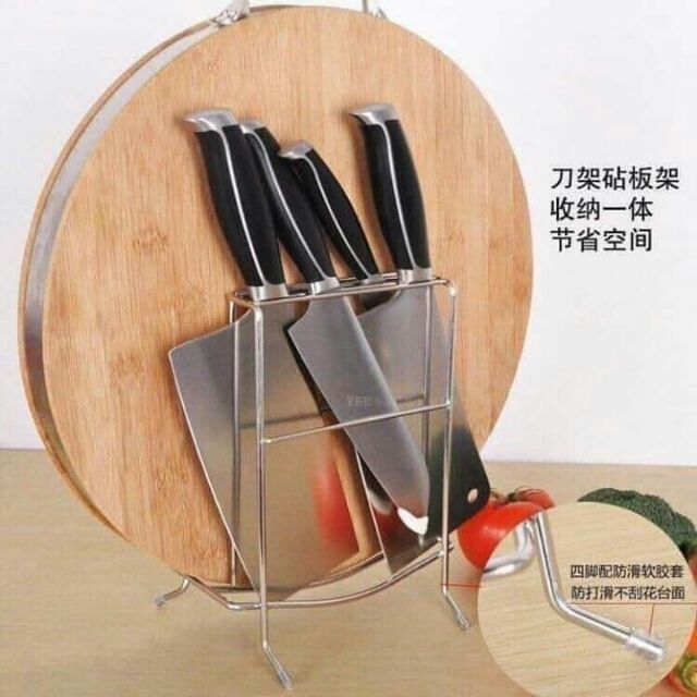 Giá để dao thớt inox
