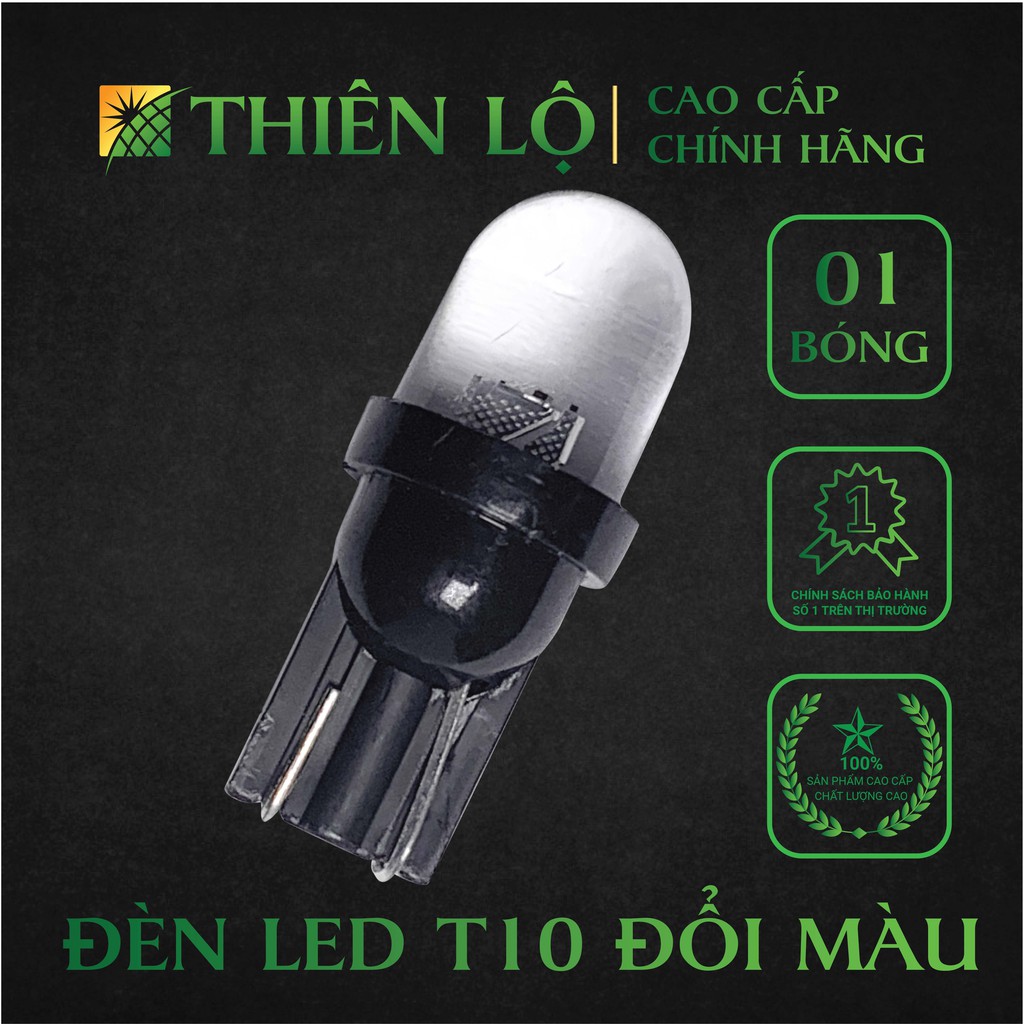 [NHẤP NHÁY 7 MÀU] Bóng LED T10 đèn xi nhan demi Chip 3030 nhấp nháy 7 màu galaxy cực đẹp của Thiên Lộ