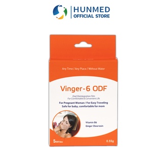 [CHÍNH HÃNG] Miếng ngậm giảm ốm nghén Vinger 6 hộp 5 miếng