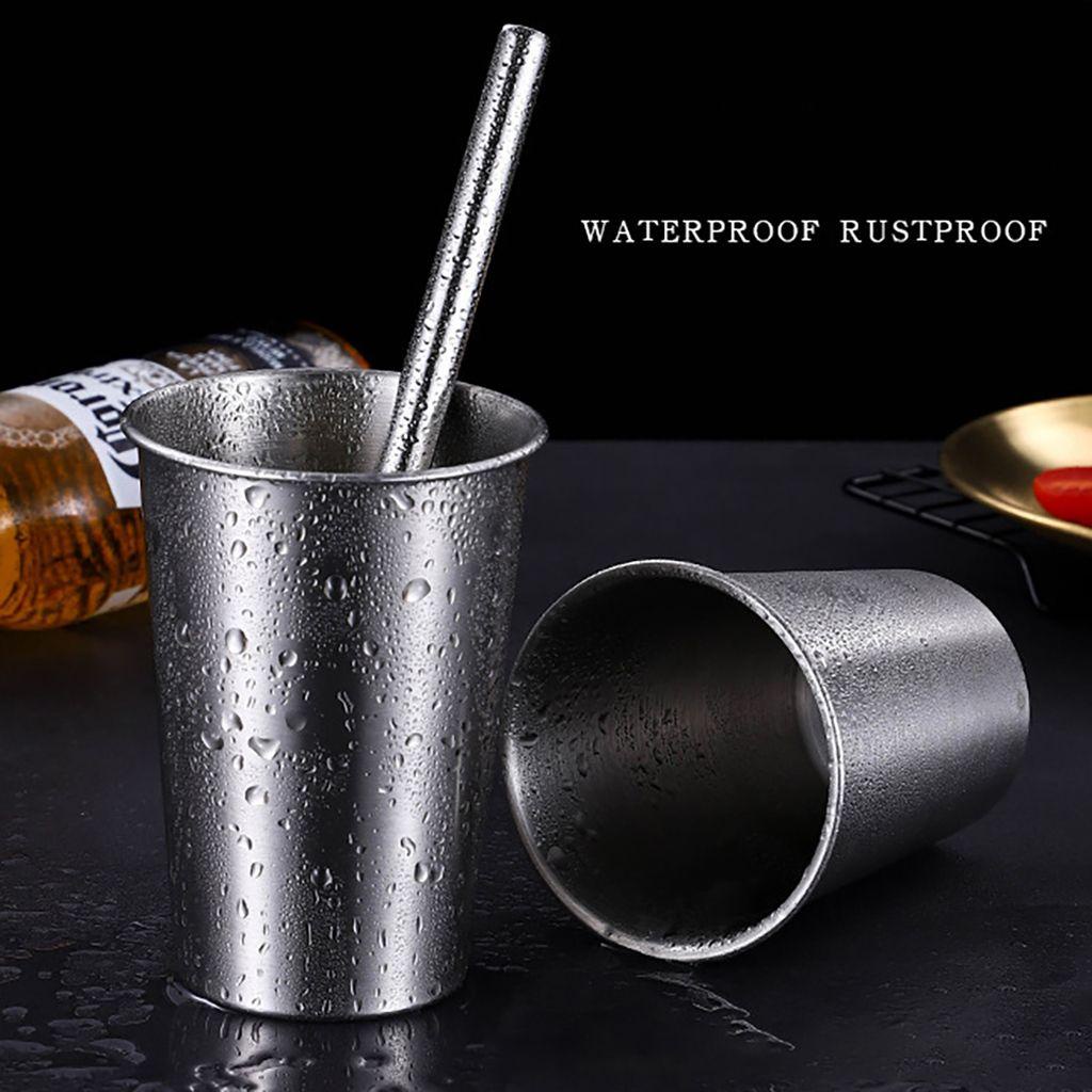 Ly Uống Nước Lạnh Bằng Thép Không Gỉ Thiết Kế Một Lớp Chất Lượng Cao