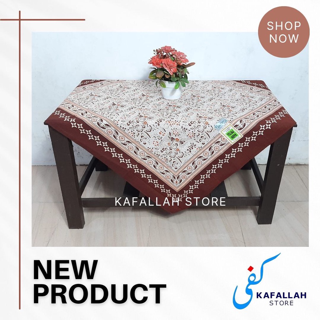 Khăn Trải Bàn Khách Giáo Viên Batik Màu Trắng Mới