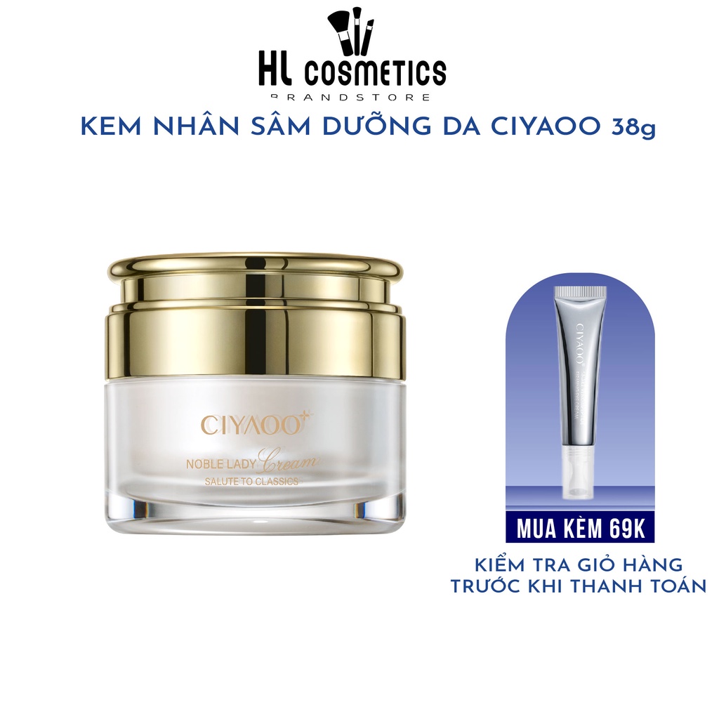  Kem Dưỡng Da Mặt & Làm Trắng Da Nhân Sâm CIYAOO Chính Hãng 38g QX0017