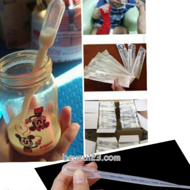 Set 10 Ống bón uống sữa , uống thuốc tiệt trùng