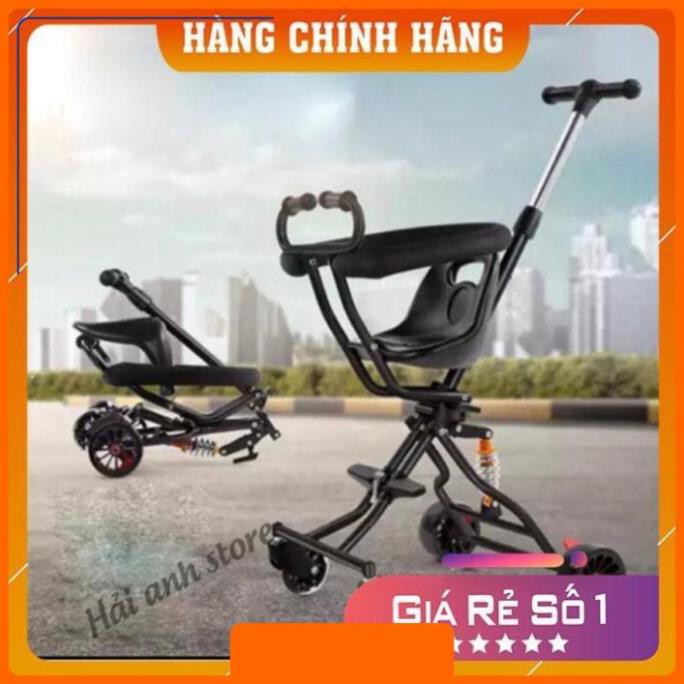 [CHUẨN LOẠI 1 - FREESHIP] Xe đẩy du lịch gấp gọn 2 chiều 4 bánh cho bé