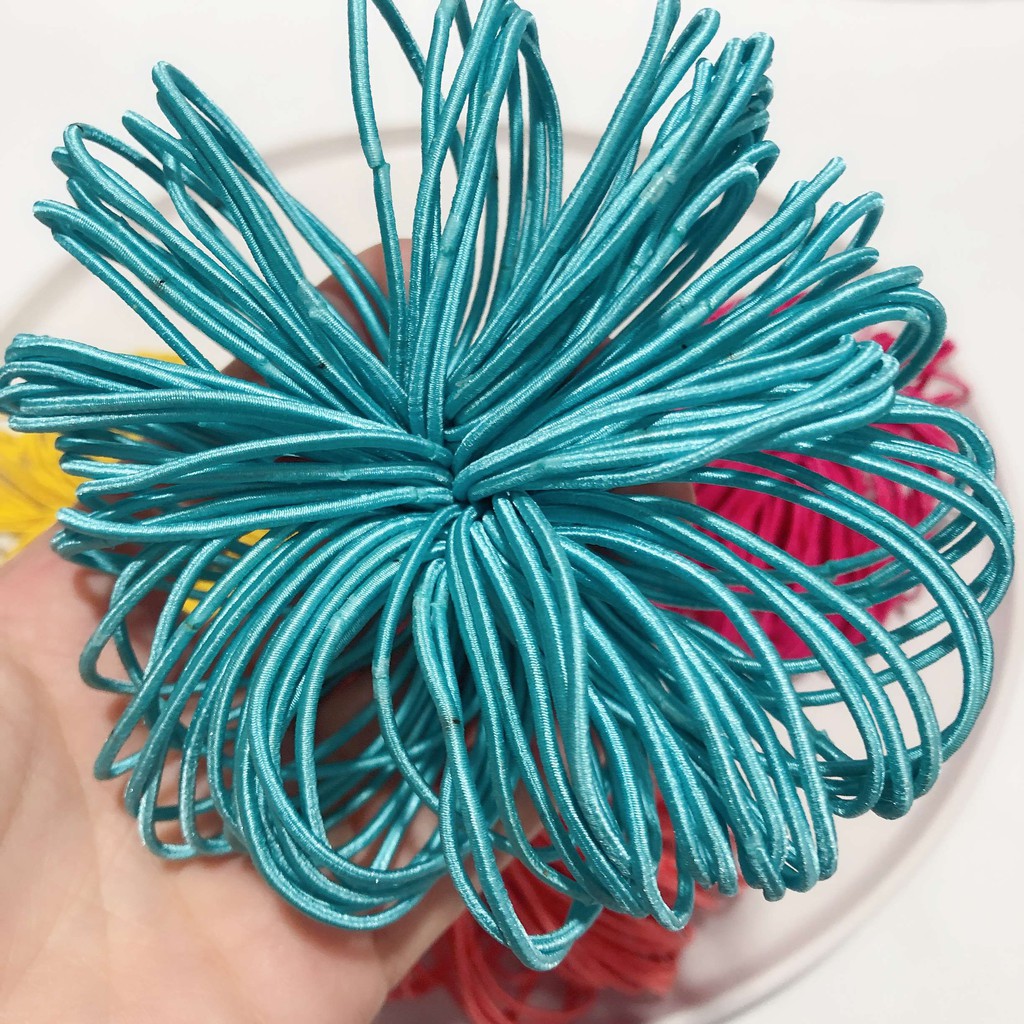 20-100 sợi-O52- dây thun làm cột tóc sợi nhỏ cho trẻ em