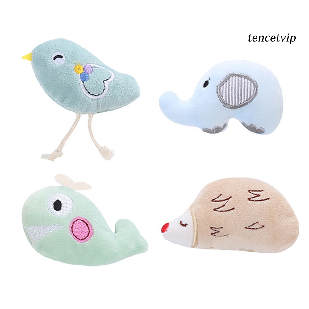 Đồ chơi gặm hình thú hoạt hình nhồi bông dễ thương cho thú cưng